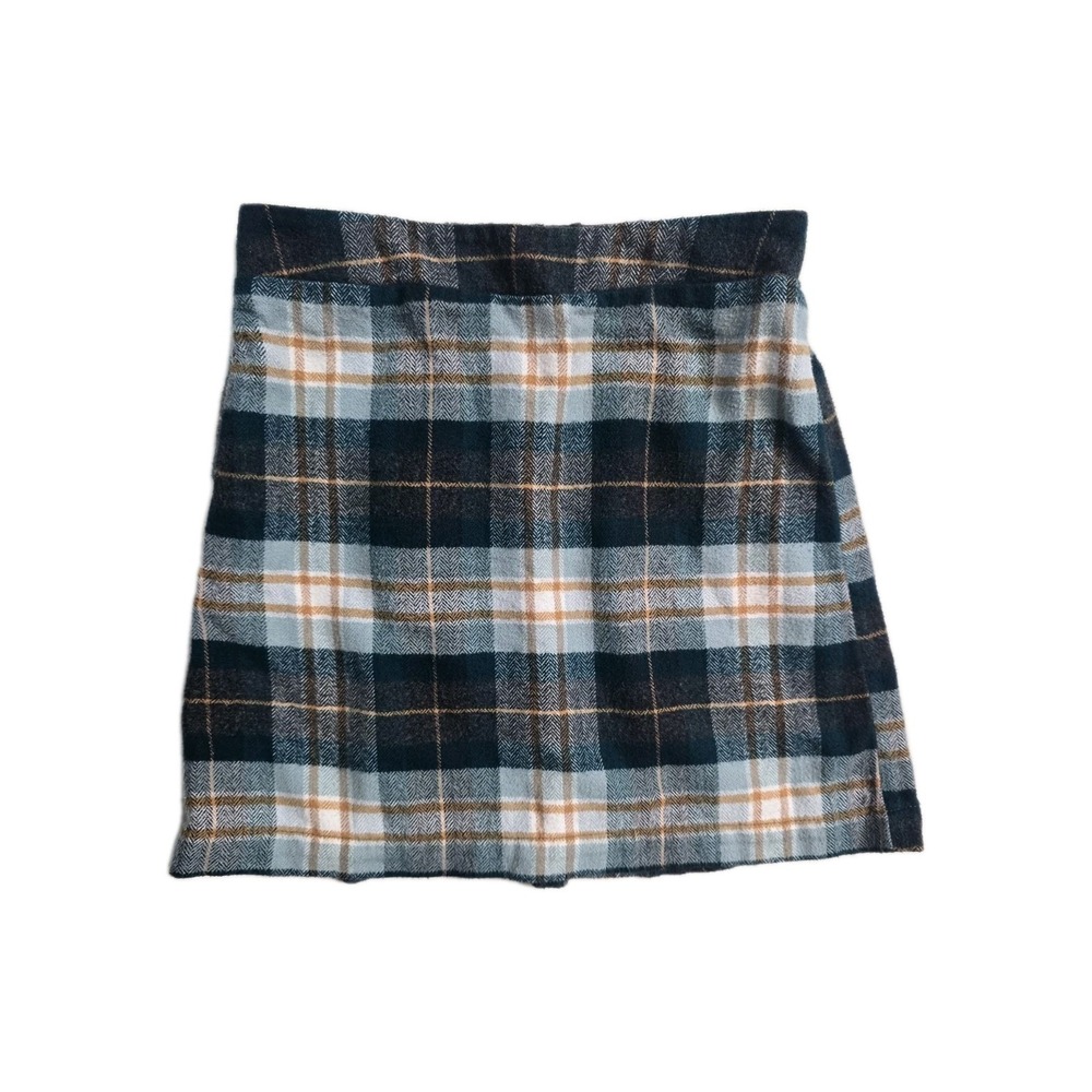American Eagle Flannel Elastic Waist Skirt Size XS - Picture 1 of 4